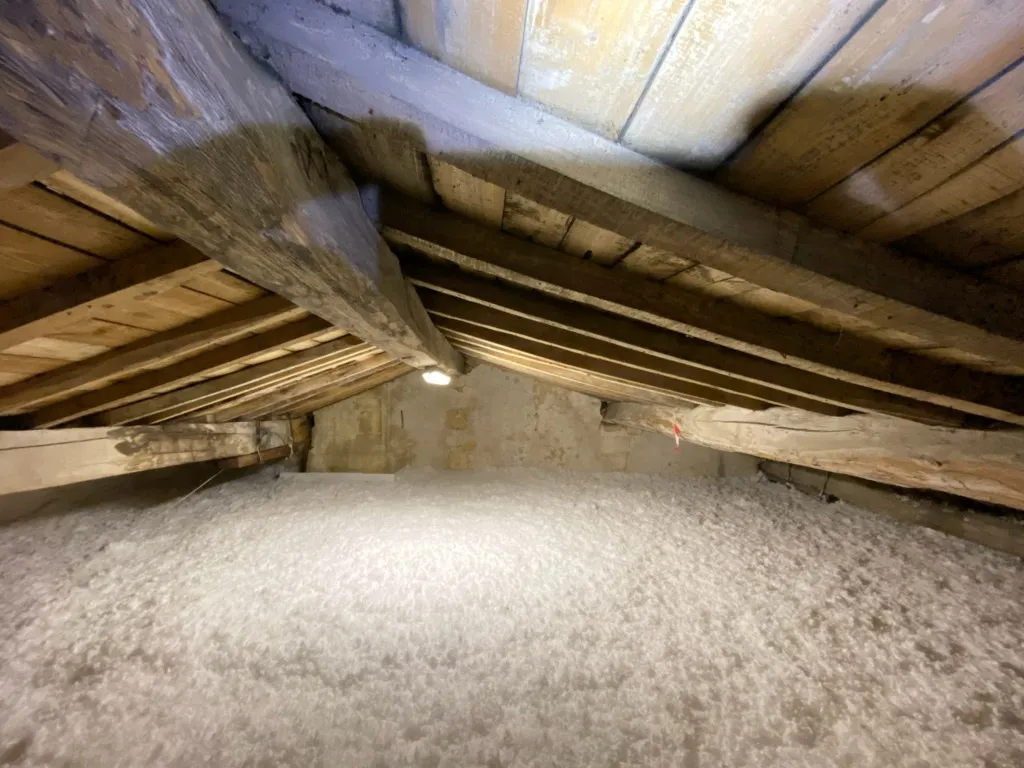 blanche 5637 optimhome Isolation de combles perdus en laine minérale blanche