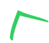decoration arrow single green